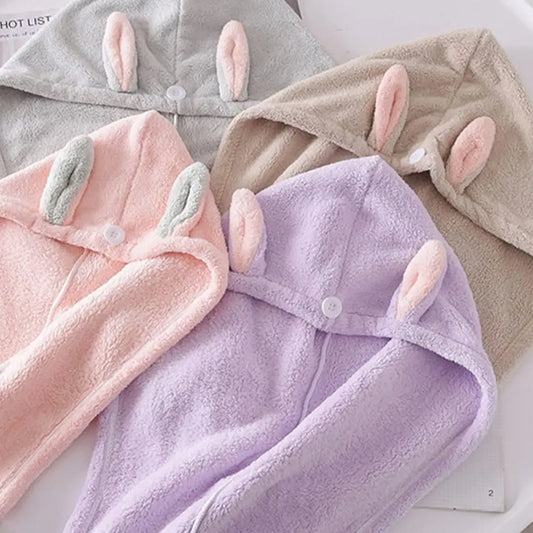 1pc Microfiber Hair Towels Super Absorbent Hair Drying Towel
